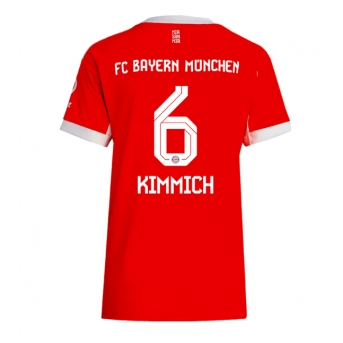 Billige Fotballdrakt Bayern Munich Joshua Kimmich #6 Replika Hjemmedrakt Dame 2025-26 Kortermet